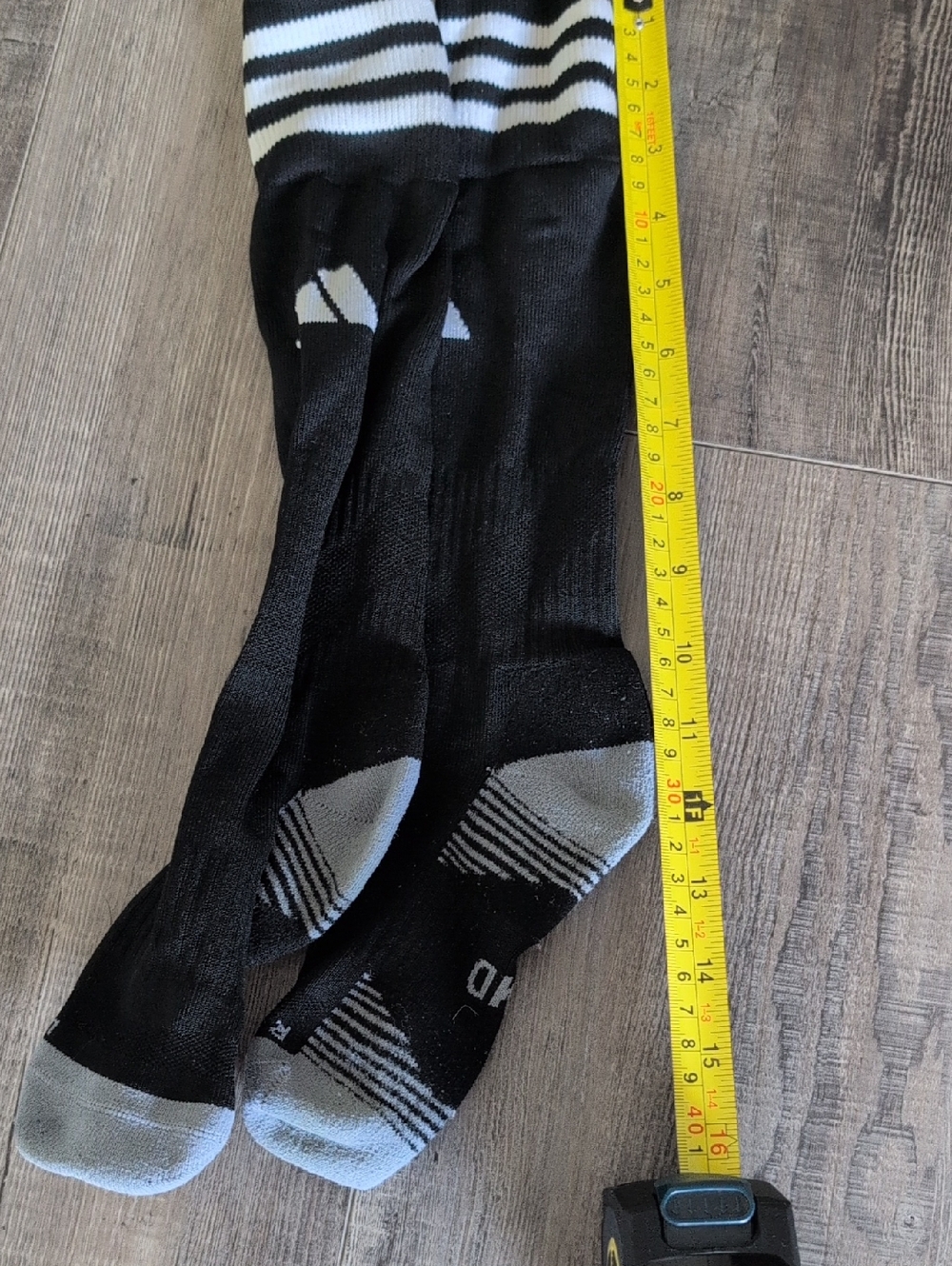 Black & Gray Youth Soccer Athletic Socks 2 Pairs
